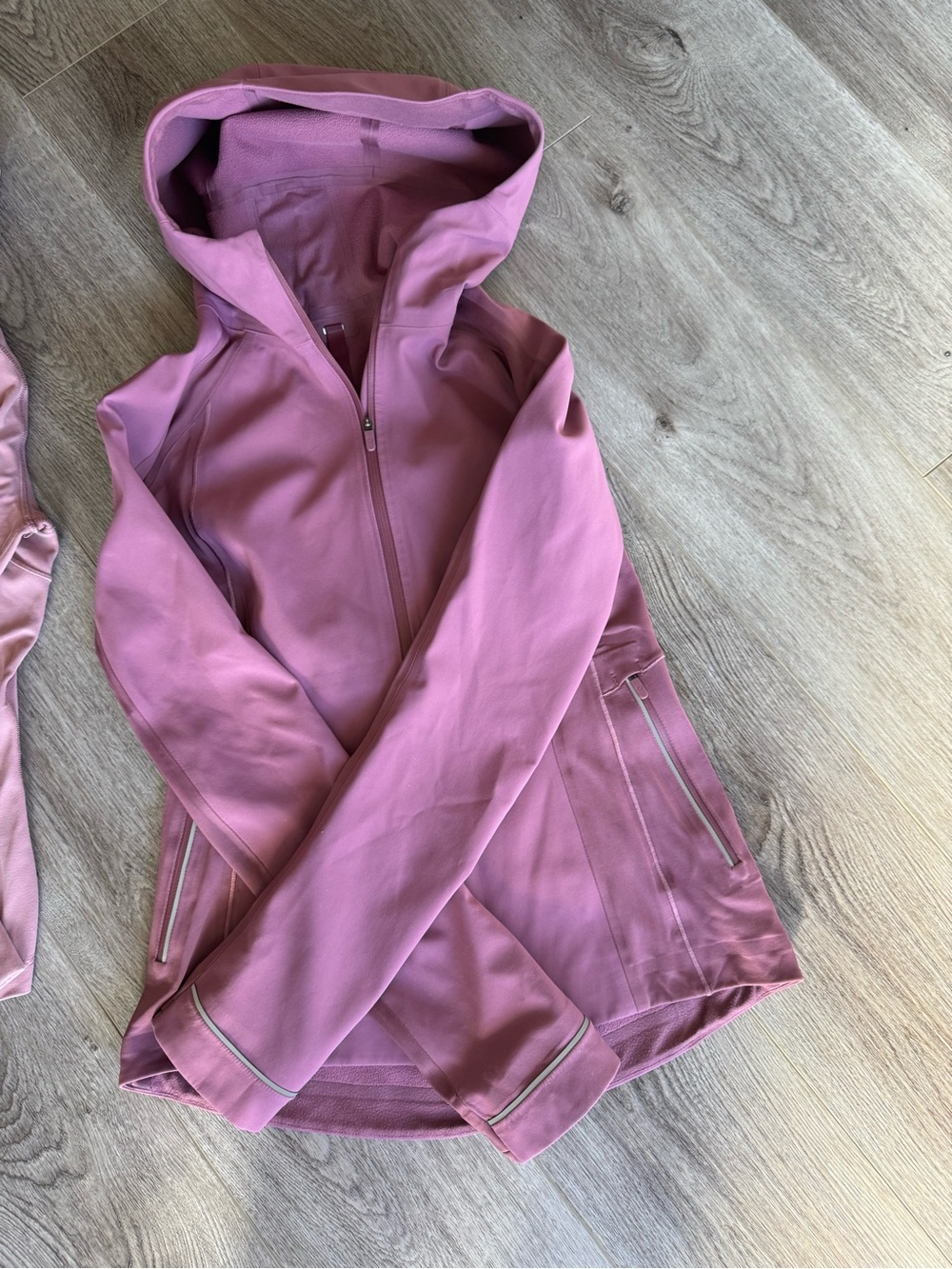 Women's Hooded Softshell Jacket in Mauve Pink